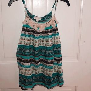 Umgee Teal Tank Top